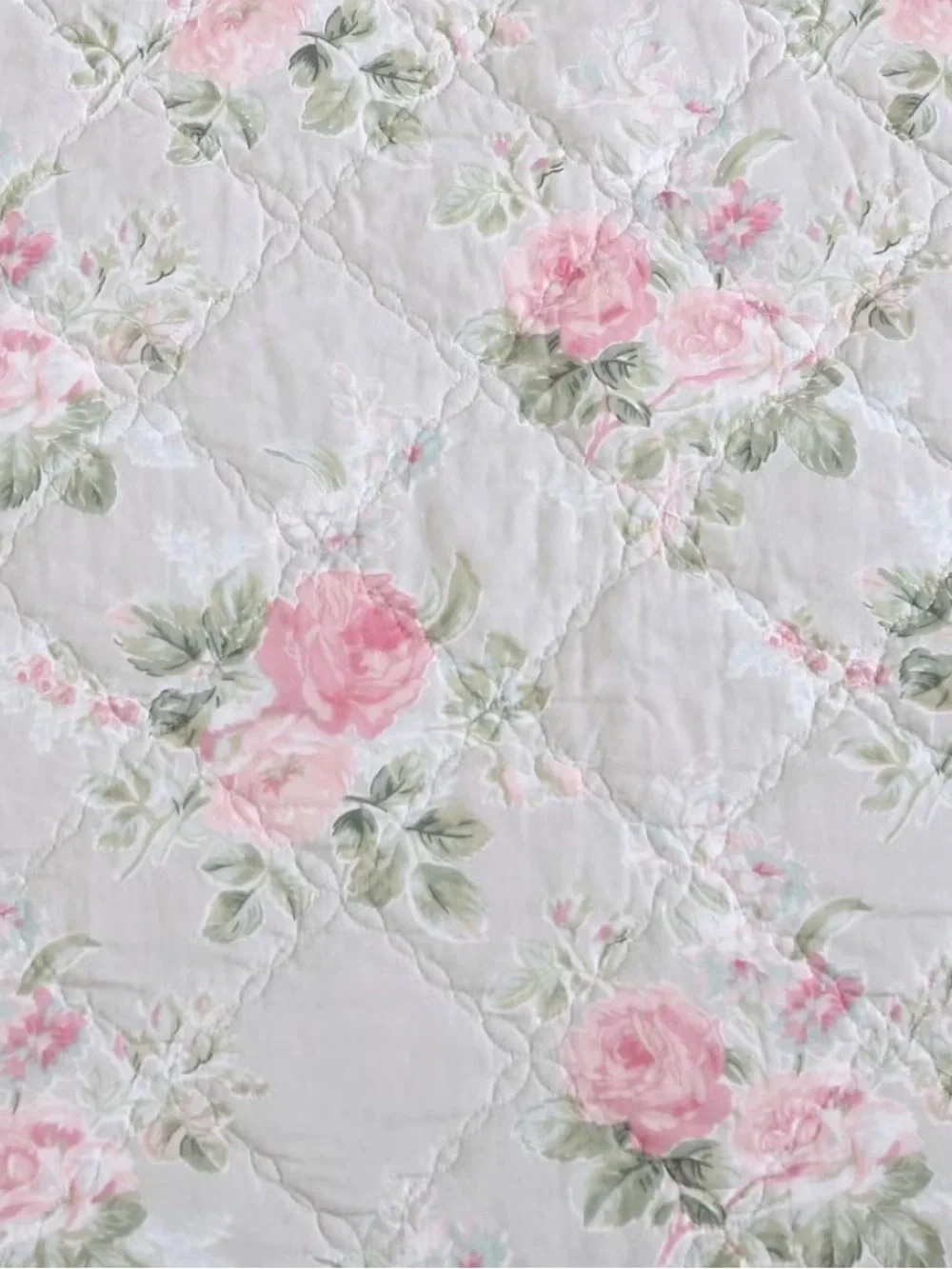 Charming Melany Rose Cotton TWIN Quilt Set Pink - Laura Ashley